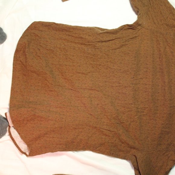 Brown pattern button pattern - Picture 5 of 5